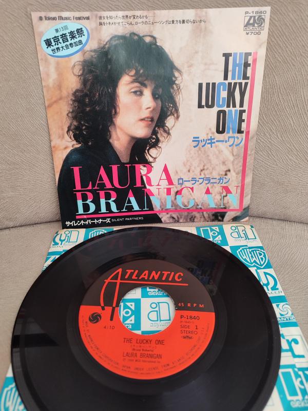 LAURA BRANIGAN - LUCKY ONE - 1984 Japonya Basım 45lik Plak 2.EL