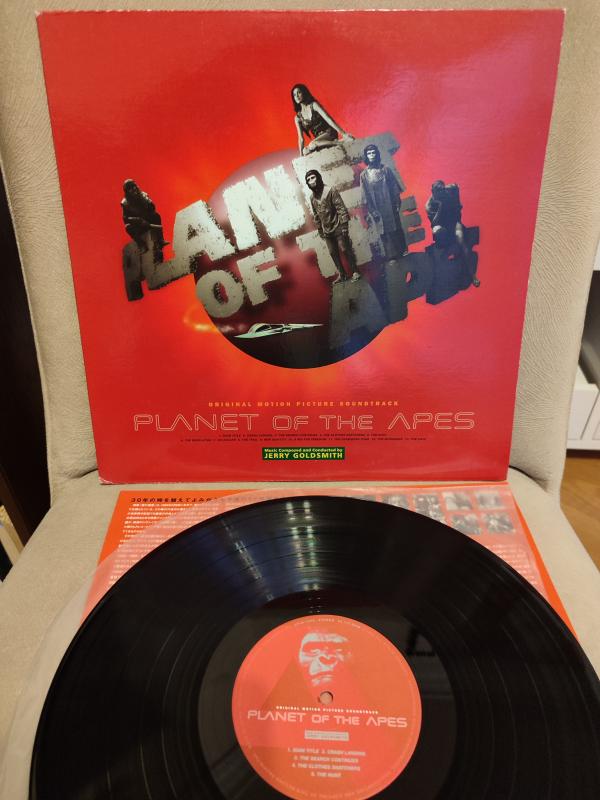 MAYMUNLAR CEHENNEMİ / Planet Of The Apes - Soundtrack - 1997 Japonya Basım Nadir Plak 2.el