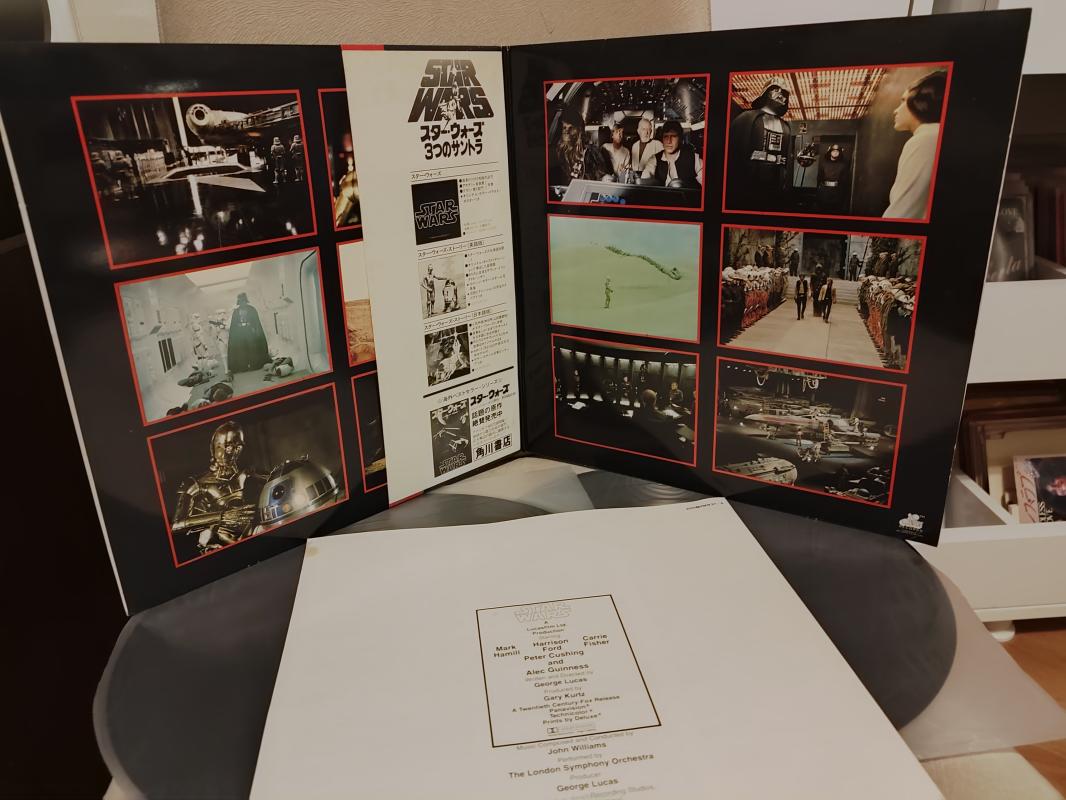 STAR WARS Soundtrack - John Williams - 1977 Japonya Basım Nadir 2xLP Plak - Obi’li Posterli2.el
