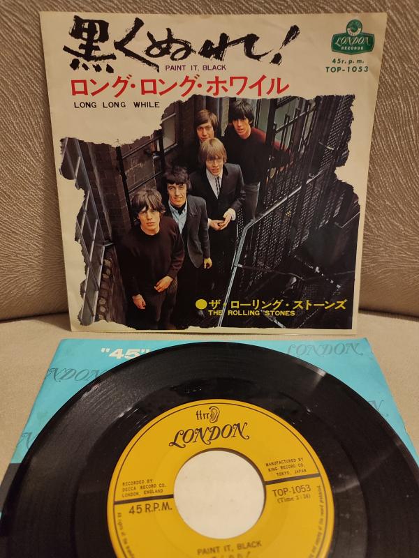 ROLLING STONES - Paint It Black - 1966 Japonya Basım Nadir 45lik Plak 2.EL