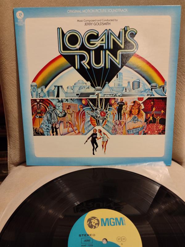 LOGAN’S RUN / Logan’ın Kaçışı Soundtrack  1976 Japonya Basım Nadir LP Plak Albüm 2.el