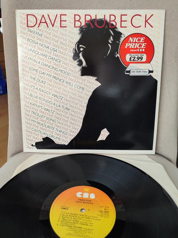 DAVE BRUBECK - Take Five  1979 İngiltere Basım LP Plak Albüm 2.el