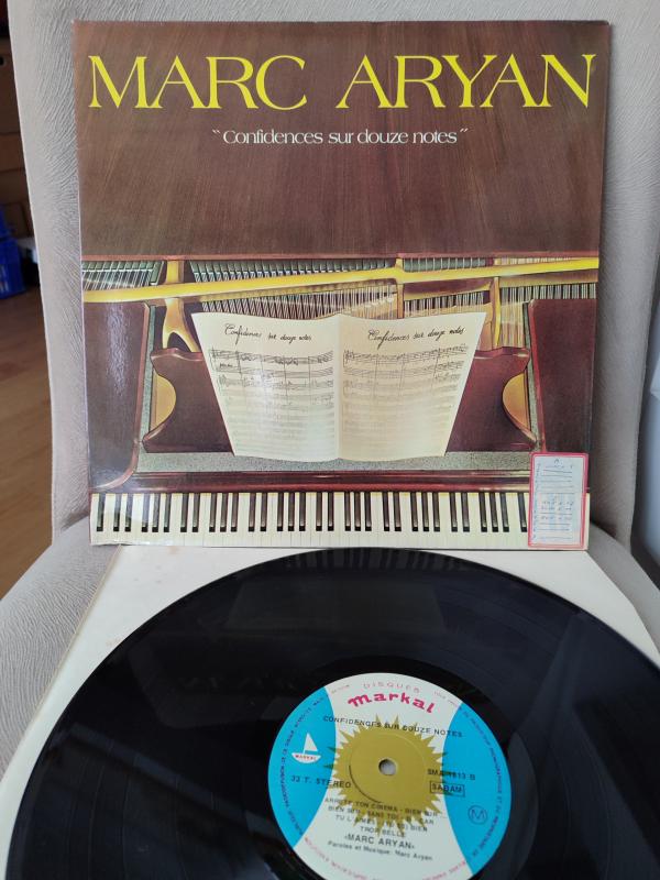 MARC ARYAN - Confidences Sur Douze Notes  - 1978 Belçika Basım LP Plak Albüm 2.EL
