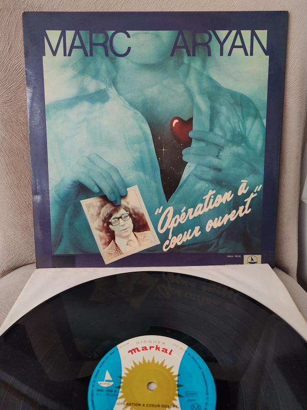 MARC ARYAN - ’’Opération A Coeur Ouvert’’ - 1977 Belçika Basım LP Plak Albüm 2.EL