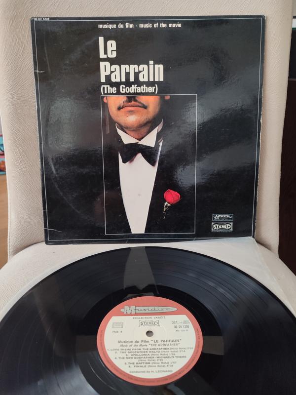 LE PARRAIN  (BABA FİLMİ) SOUNDTRACK - Nino Rota - 1972 Fransa Basım LP Albüm 2.el