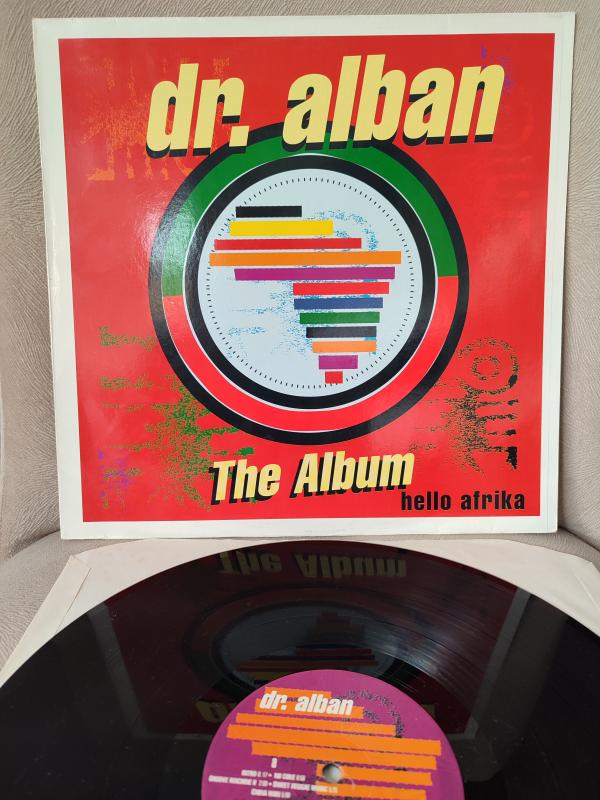 DR. ALBAN - The Album ( Hello Afrika )  1991 Almanya Basım LP Plak Albüm 2.EL