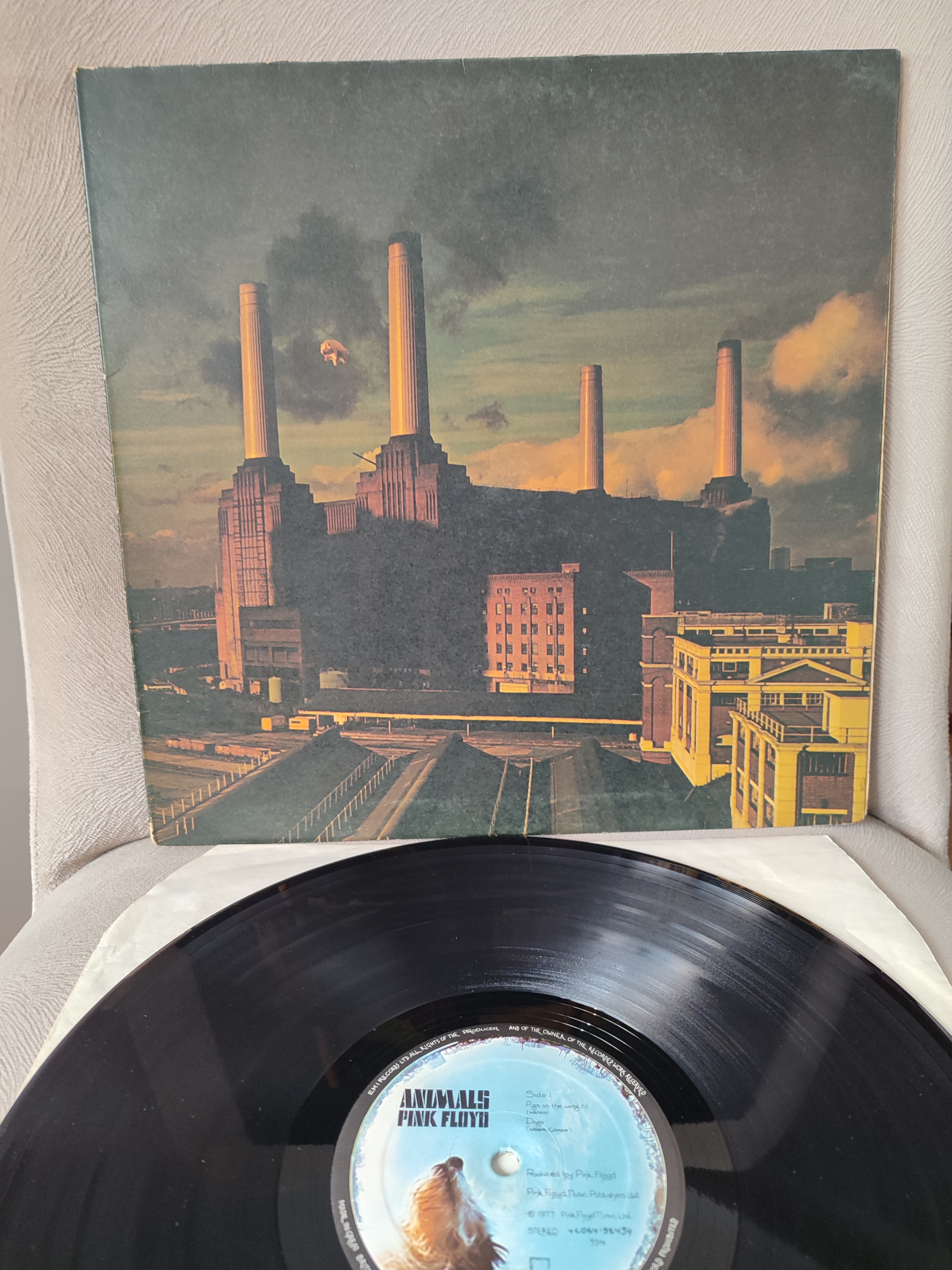 PINK FLOYD - Animals - 1977 İngiltere Basım LP Plak Albüm 2.EL