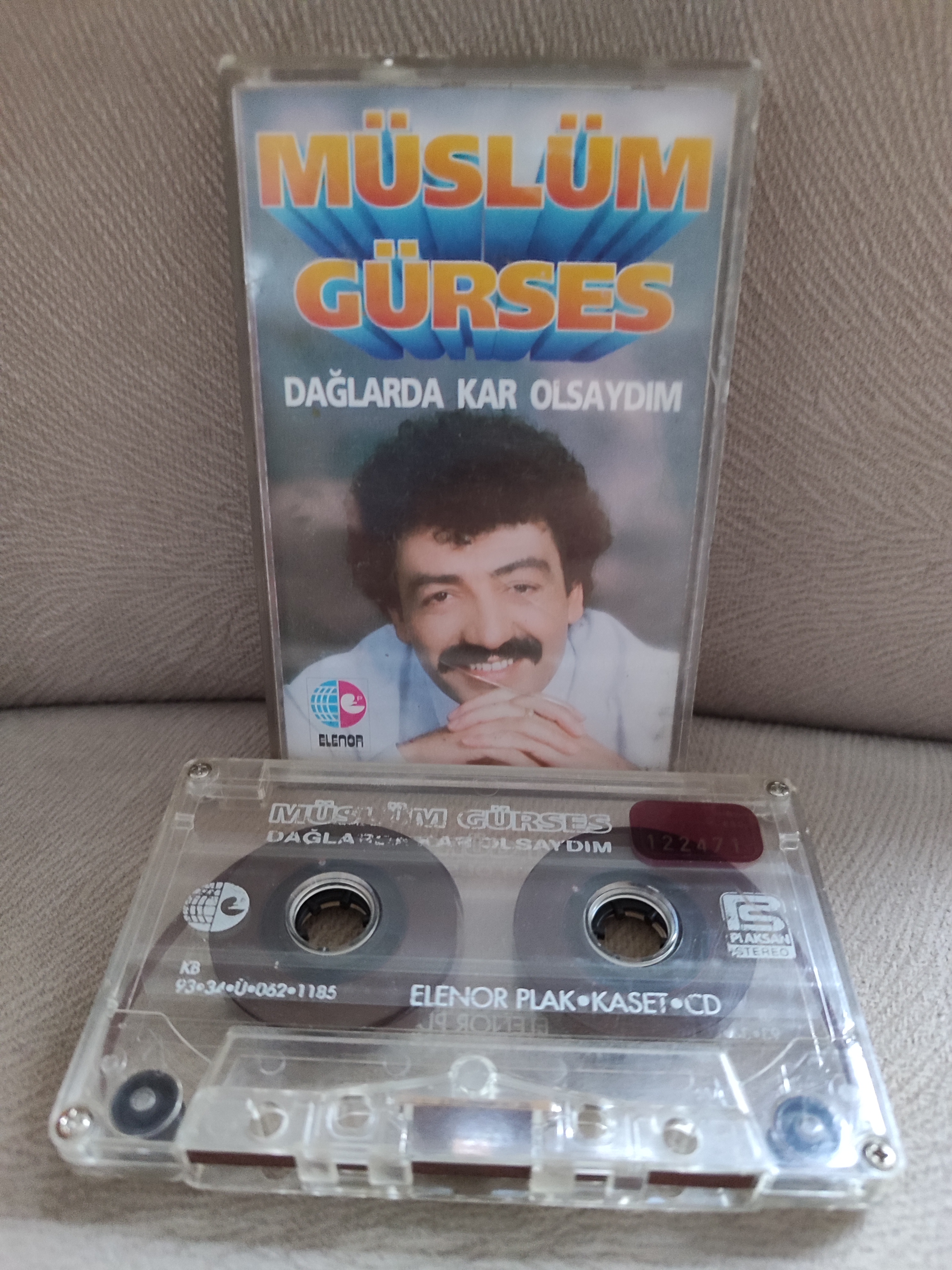 MÜSLÜM GÜRSES - Dağlarda Kar Olsaydım -  1993 Türkiye Basım Kaset Albüm 2.el
