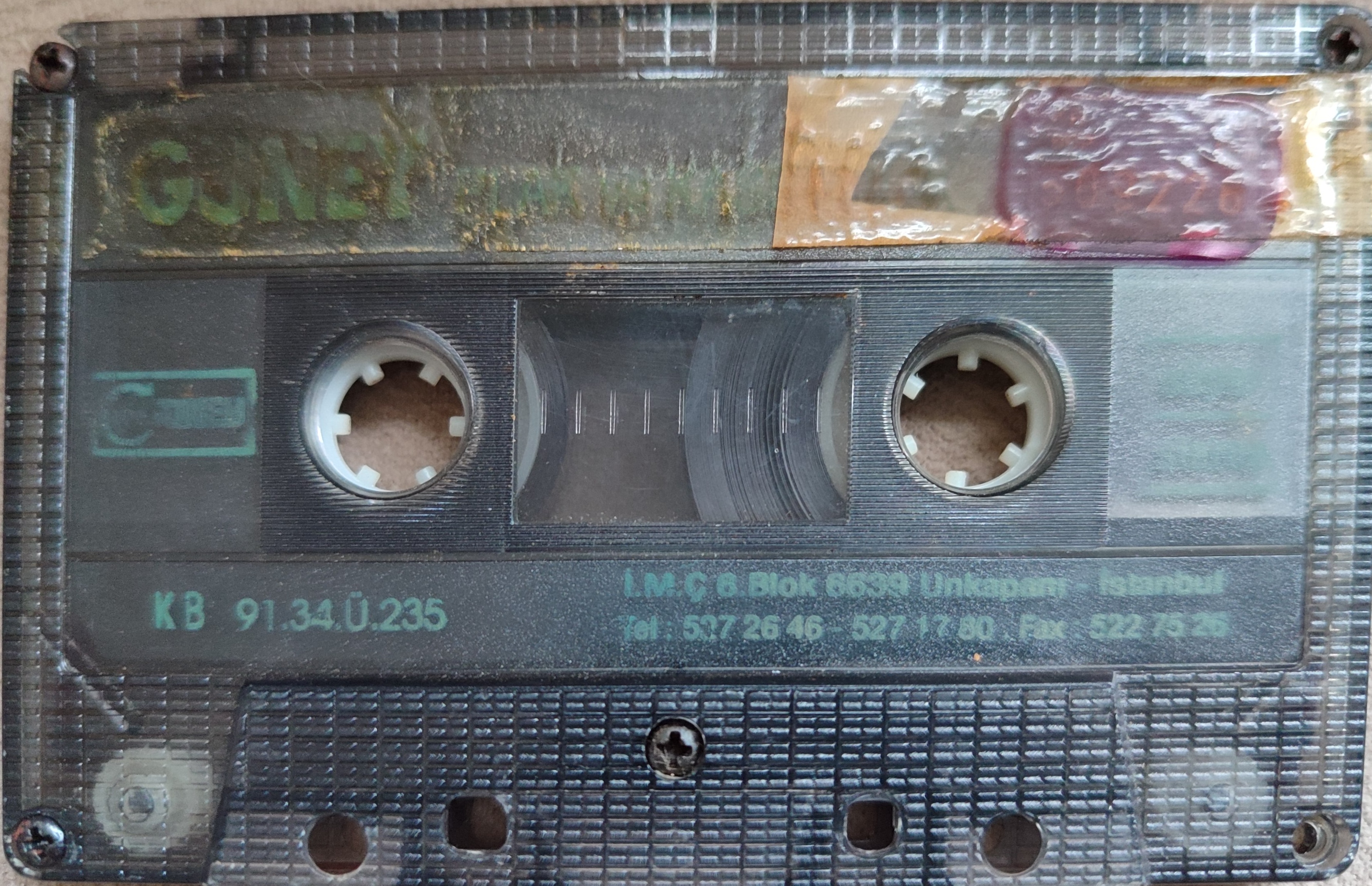 MÜSLÜM GÜRSES - İsyankar - 1991 Türkiye Basım Kaset Albüm - Güney Müzik 2.EL