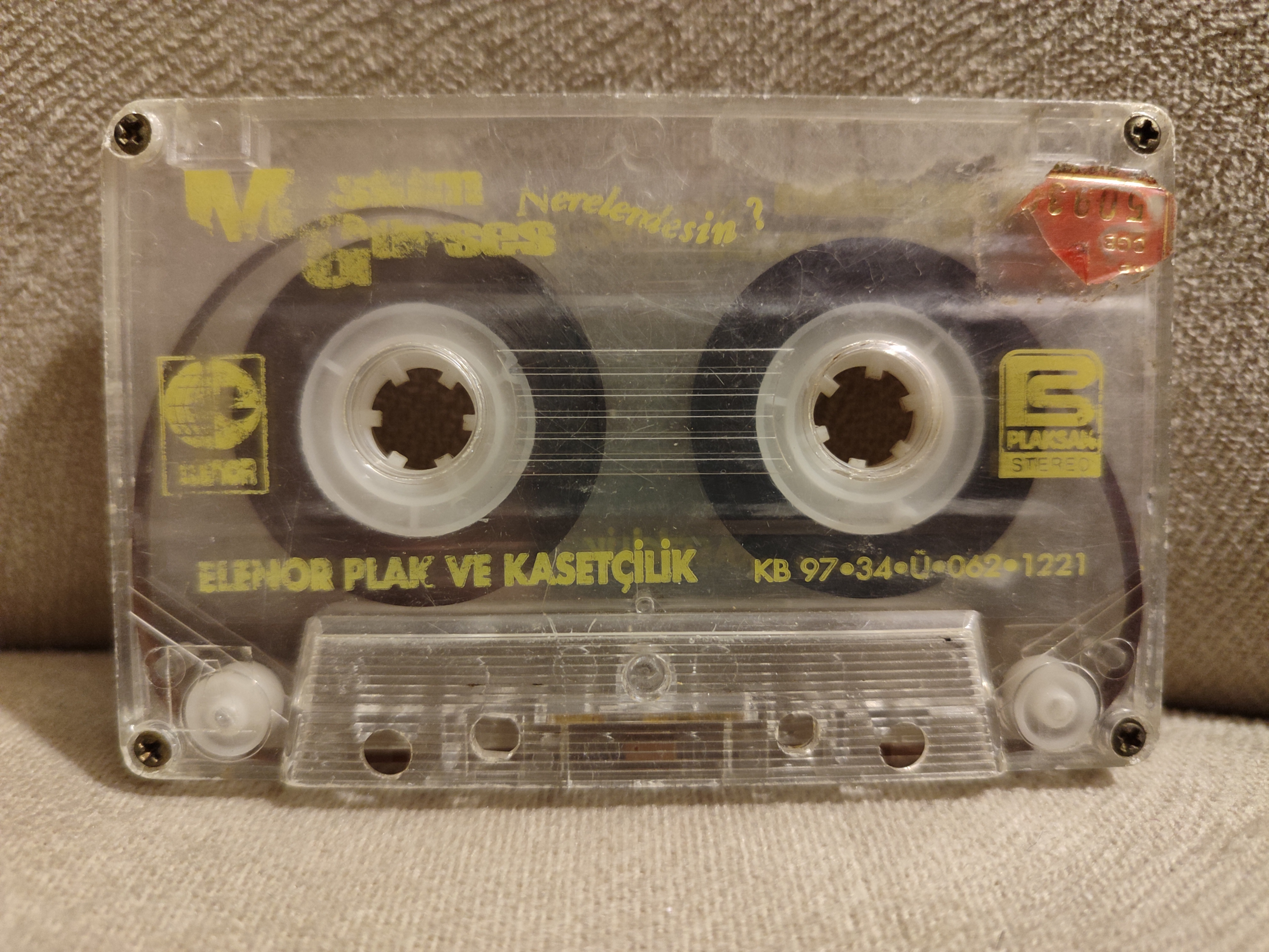 Müslüm Gürses - Nerelerdesin - 1997 Türkiye Basım  Kaset - Kapaksız 2.el