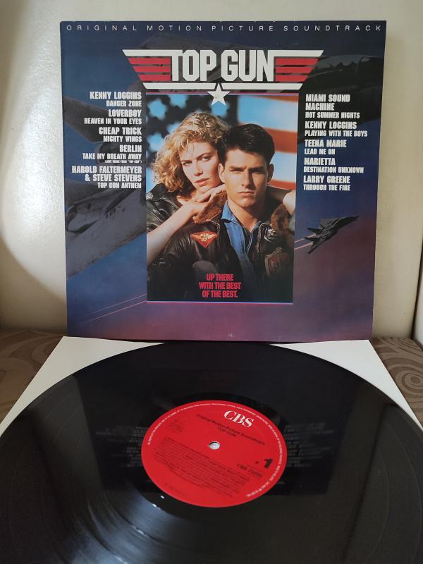 TOP GUN - Soundtrack 1986 Hollanda Basım LP Plak 2.EL