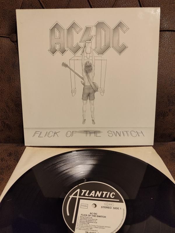 AC/DC - Flick of The Switch  1983 Almanya  Basım LP Plak 2.el