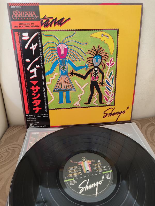 SANTANA  - Shango - 1982 Japonya  Basım LP Plak - Obi’li 2.el