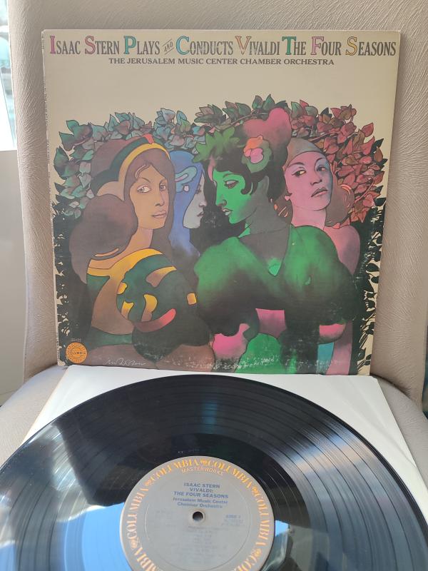 VIVALDI - The Four Seasons / Dört Mevsim - Isaac Stern   1978 USA Basım 33lük Plak 2.EL