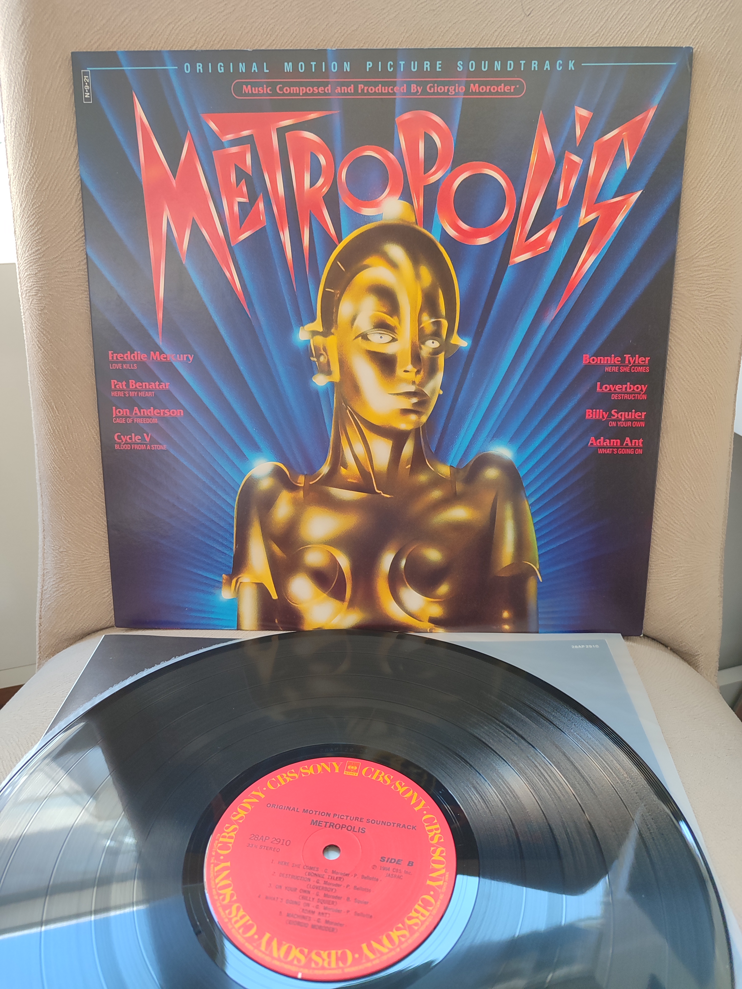 METROPOLIS - Soundtrack - 1984 Japonya Basım - 33lük LP Plak 2.EL