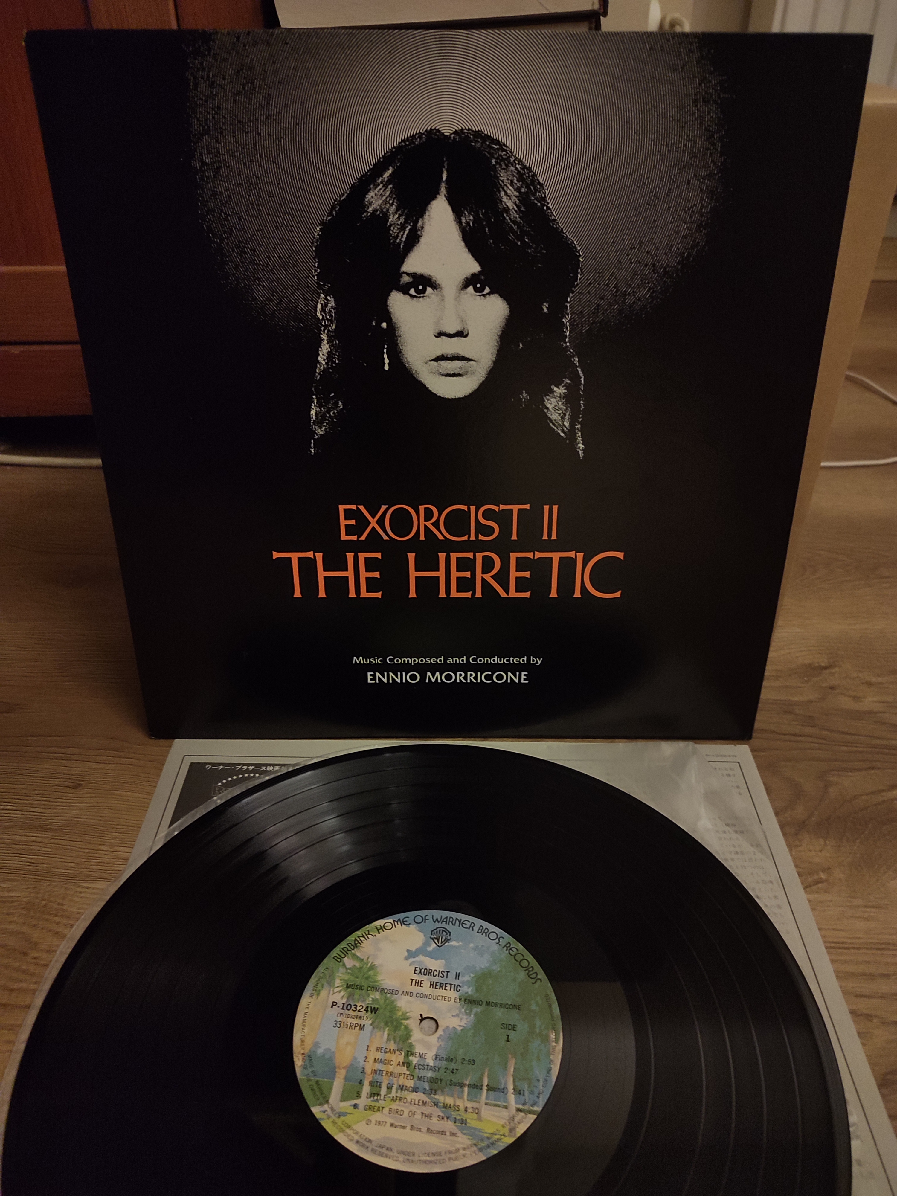 EXORCIST II / Heretic _ Ennio Morricone - Soundtrack - 1977 Japonya Basım 33lük LP Plak 2.el