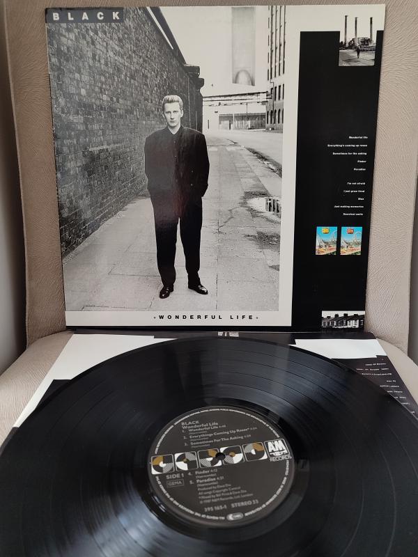 BLACK - Wonderful Life - 1987 Almanya  Basım 33lük LP Plak 2.EL
