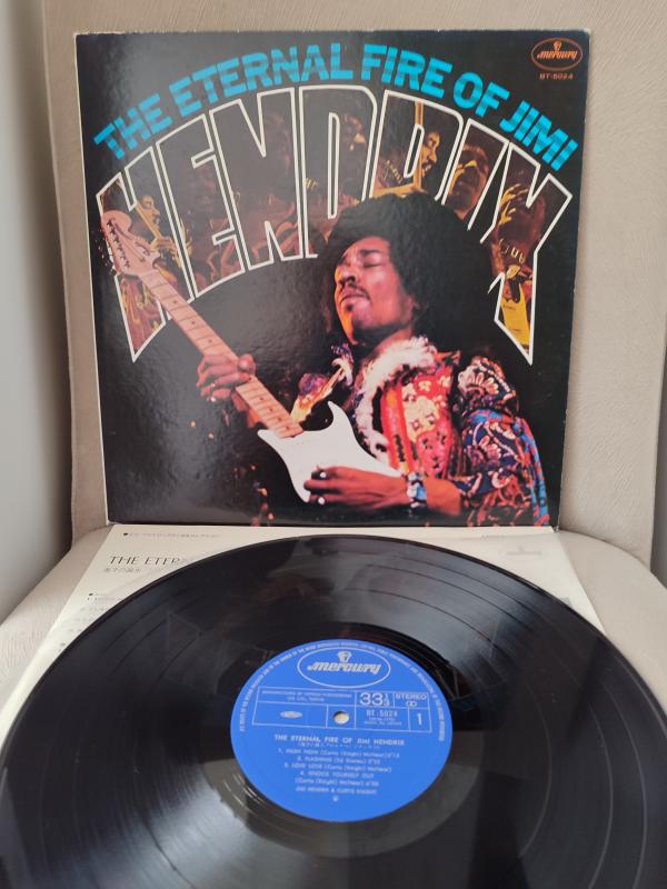 JIMI HENDRIX  The Eternal Fire of Jimi Hendrix - 1975 Japonya Basım 33lük LP Plak 2.EL