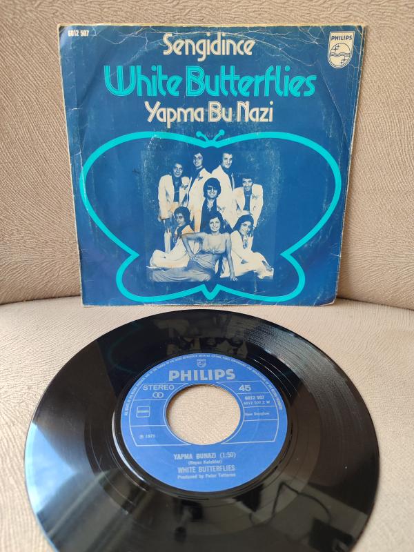 White Butterflies ( Beyaz Kelebekler )– Sen gidince -  1975 Hollanda Basım 45 lik Plak