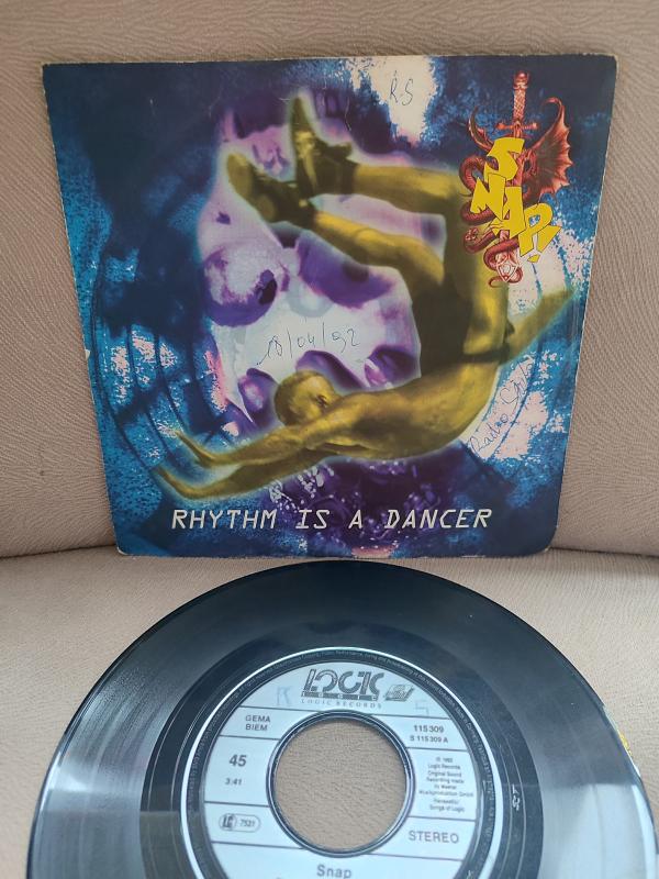 SNAP - Rhythm is a Dancer  - 1992 Almanya  Basım Nadir 45lik Plak 2. el