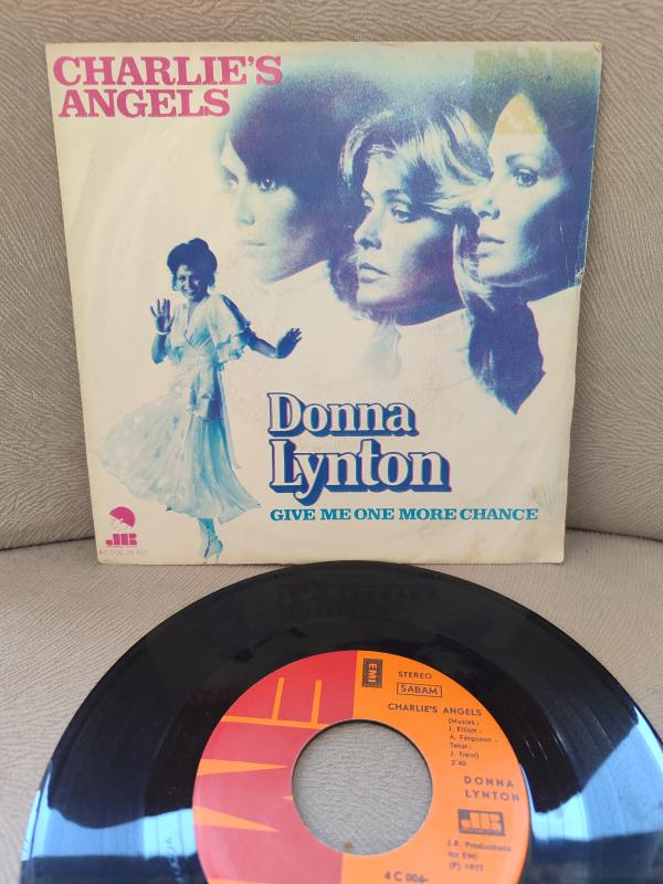 Donna Lynton - CHARLIE’S ANGELS Çarli’nin Melekleri Dizi Müziği 1987 Belçika Basım 45 lik Plak 2.el