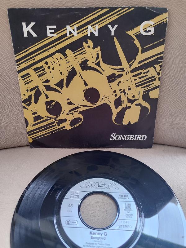 KENNY G - Songbird / Midnight Motion - 1986 Almanya Basım 45 lik Plak 2.el