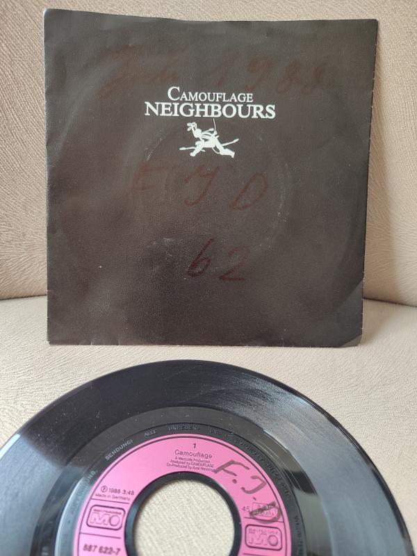 CAMOUFLAGE - Neighbours - 1988 Almanya Basım  45lik Plak 2.el