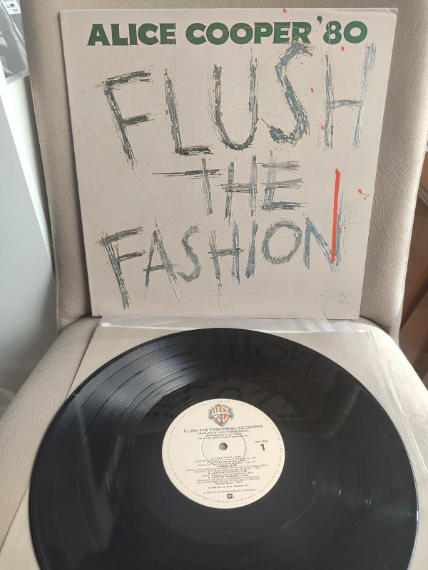 ALICE COOPER ’80 - Flush The Fashion - 1980 USA Basım LP Plak 2.EL