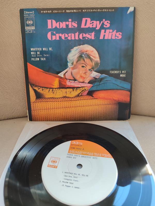 DORIS DAY’s Greatest Hits - Que Sera Sera - 1962 Japonya Basım EP Plak 2.EL