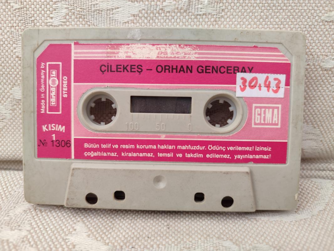 ORHAN GENCEBAY - Çilekeş - 1979 Almanya  Basım Kaset Albüm / Türküola - Kartoneti Yoktur 2.el