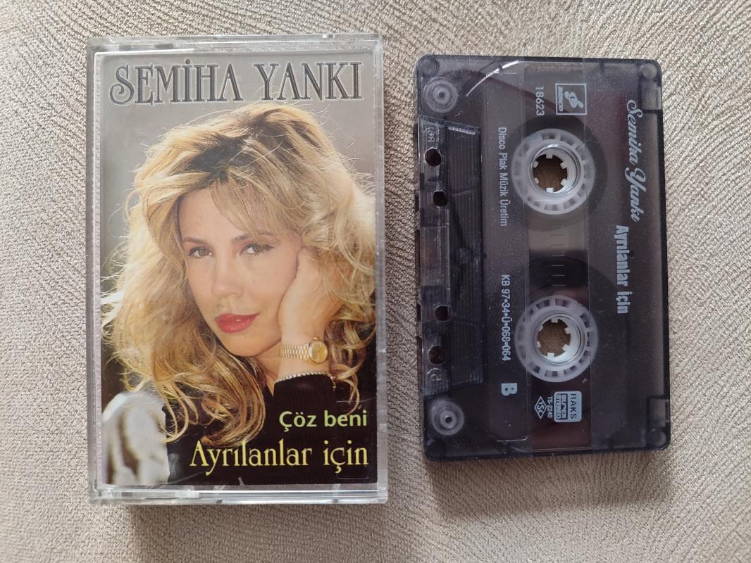 SEMİHA YANKI - Ayrılanlar İçin / Çöz Beni - 1997 Türkiye Basım Kaset Albüm 2.el