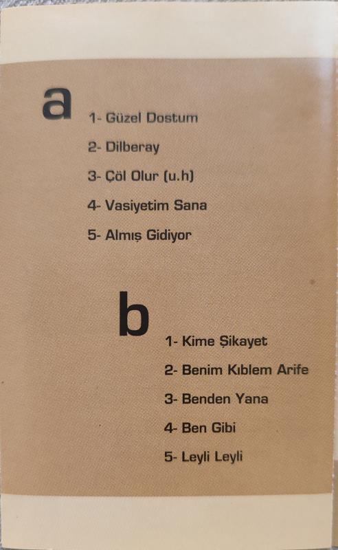 İNAN YEŞİL - Güzel Dostum - 2004 Türkiye Basım Kaset Albüm 2.el