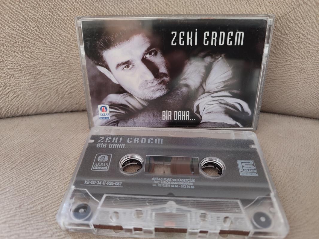 ZEKİ ERDEM - Bir Daha - 2000 Almanya Basım Kaset Albüm / Akbaş  Müzik 2.el