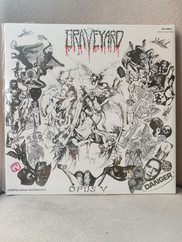 Kuaför Cengiz / Graveyard - Kuaför Cengiz / Opus V  2018 Çek Basım Ambalajında LP Albüm  Plak