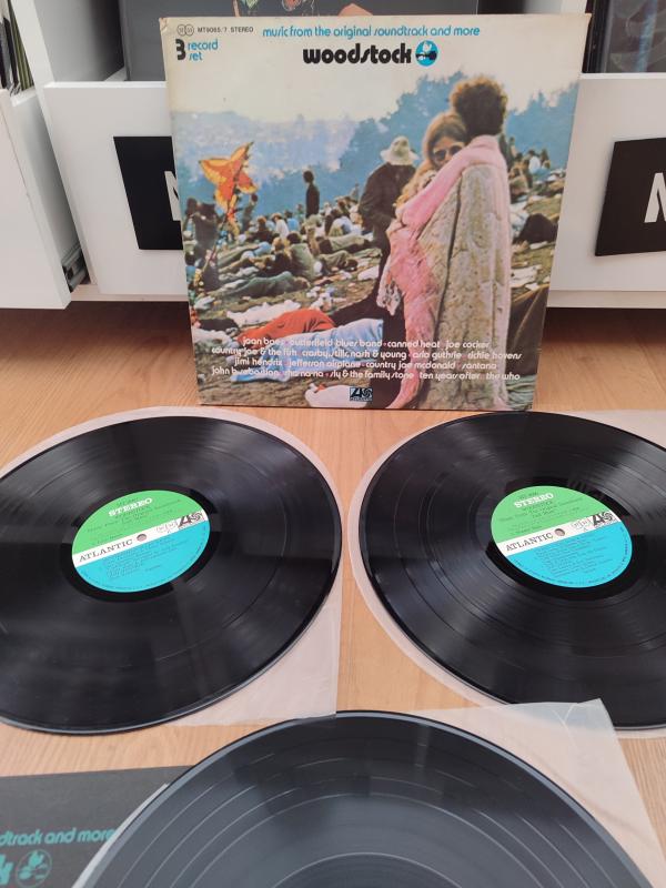 Woodstock - Music From The Original Soundtrack And More - 1970 Japonya Basım(3 LP) 33 Lük LP 2.el