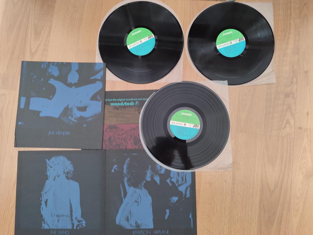 Woodstock - Music From The Original Soundtrack And More - 1970 Japonya Basım(3 LP) 33 Lük LP 2.el