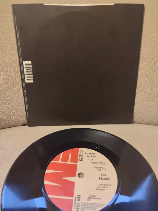SEX PISTOLS - Anarchy in The U.K. - 2007 İngiltere  Basım Nadir 45 lik Plak 2.el