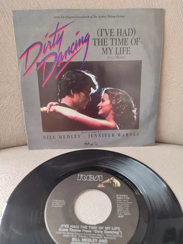 DIRTY DANCING  - I’ve Had The Time of My Life - 1987 USA  Basım 45lik Plak 2.el