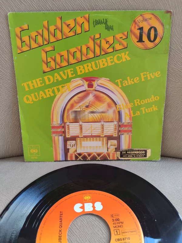 DAVE BRUBECK - Take Five / Blue Rondo A La Turk  1980 Hollanda Basım 45lik Plak 2.el