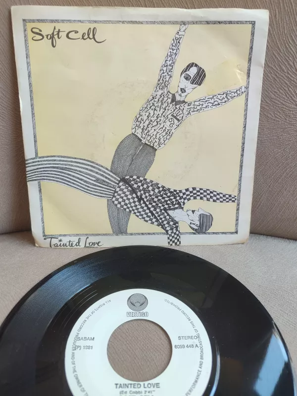 SOFT CELL - TAINTED LOVE 1981 BELÇİKA BASIM 45 LİK PLAK 2.el