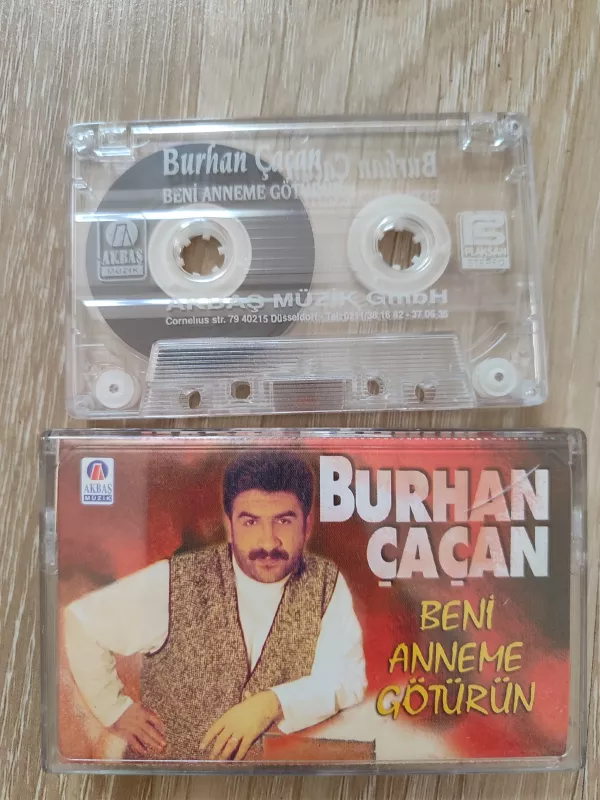 BURHAN ÇAÇAN - Beni Anneme Götürün - 1995 Almanya  Basım  Kaset Albüm / Akbaş Müzik 2.el