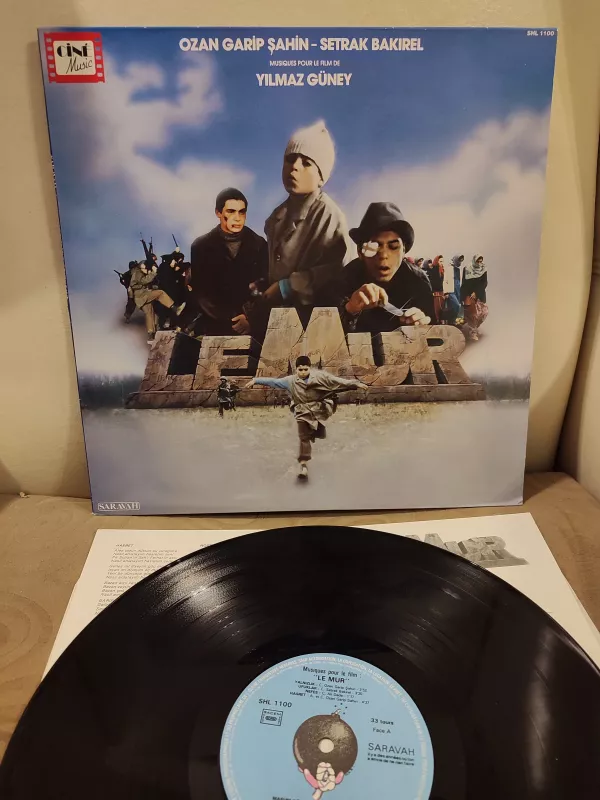 LE MUR / YOL Filmi Soundtrack  Ozan Garip Şahin / Setrak Baktırel 1983 Fransa Basım- Plak 2.el