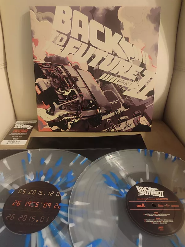 BACK TO THE FUTURE II - Complete Original Score - Nadir 2016 USA Basım Double Plak 2.EL