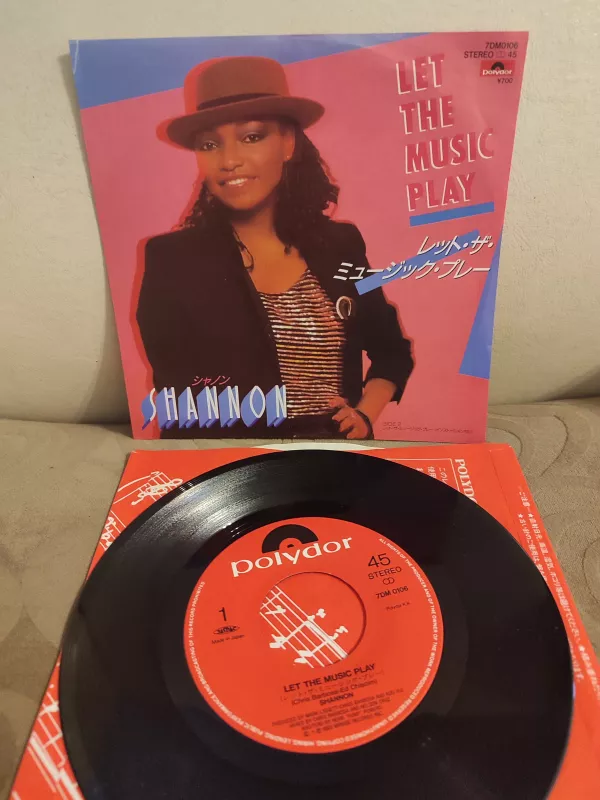SHANNON - Let The Music Play - 1983 Japonya Basım 45lik Plak 2.el