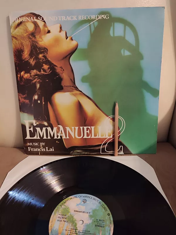 EMMANUELLE 2 -Francis Lai - 1976 İngiltere Basım  Soundtrack LP Plak Albüm 2.EL