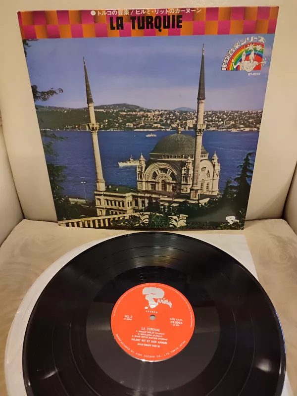 LA TURQUIE - Hilmi Rit & Son Kanun 1973 Japonya Basım Albüm - LP Plak 2.el