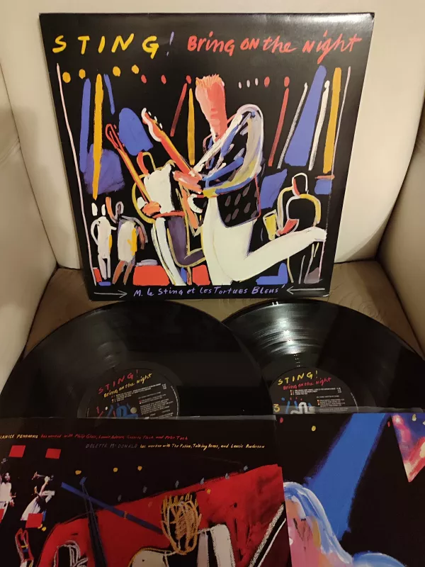 Sting – Bring On The Night - 1986 Japonya Basım - 33lük Double 2XLP Plak-2.el