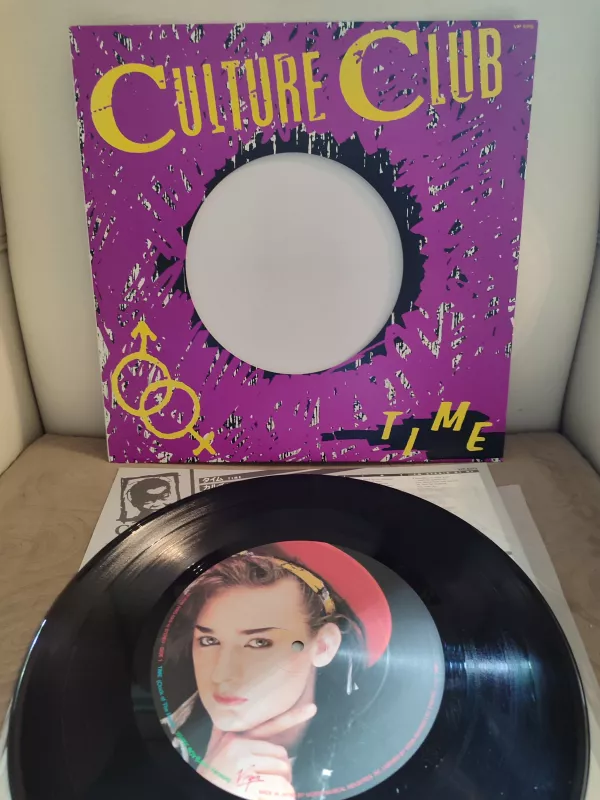 CULTURE CLUB - Time - 1983 Japonya Basım - 33 Devir Maxi Plak 2.el