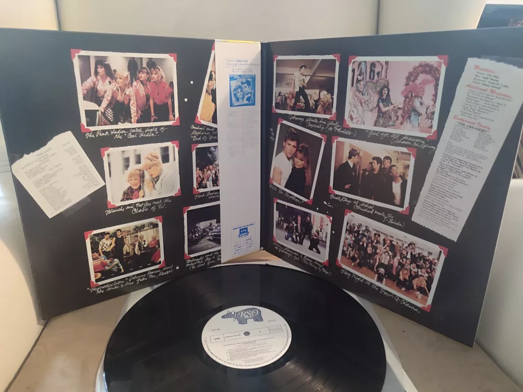 GREASE 2 - 1982 Japonya Basım - 33lük Soundtrack LP Plak Obi’li 2.el