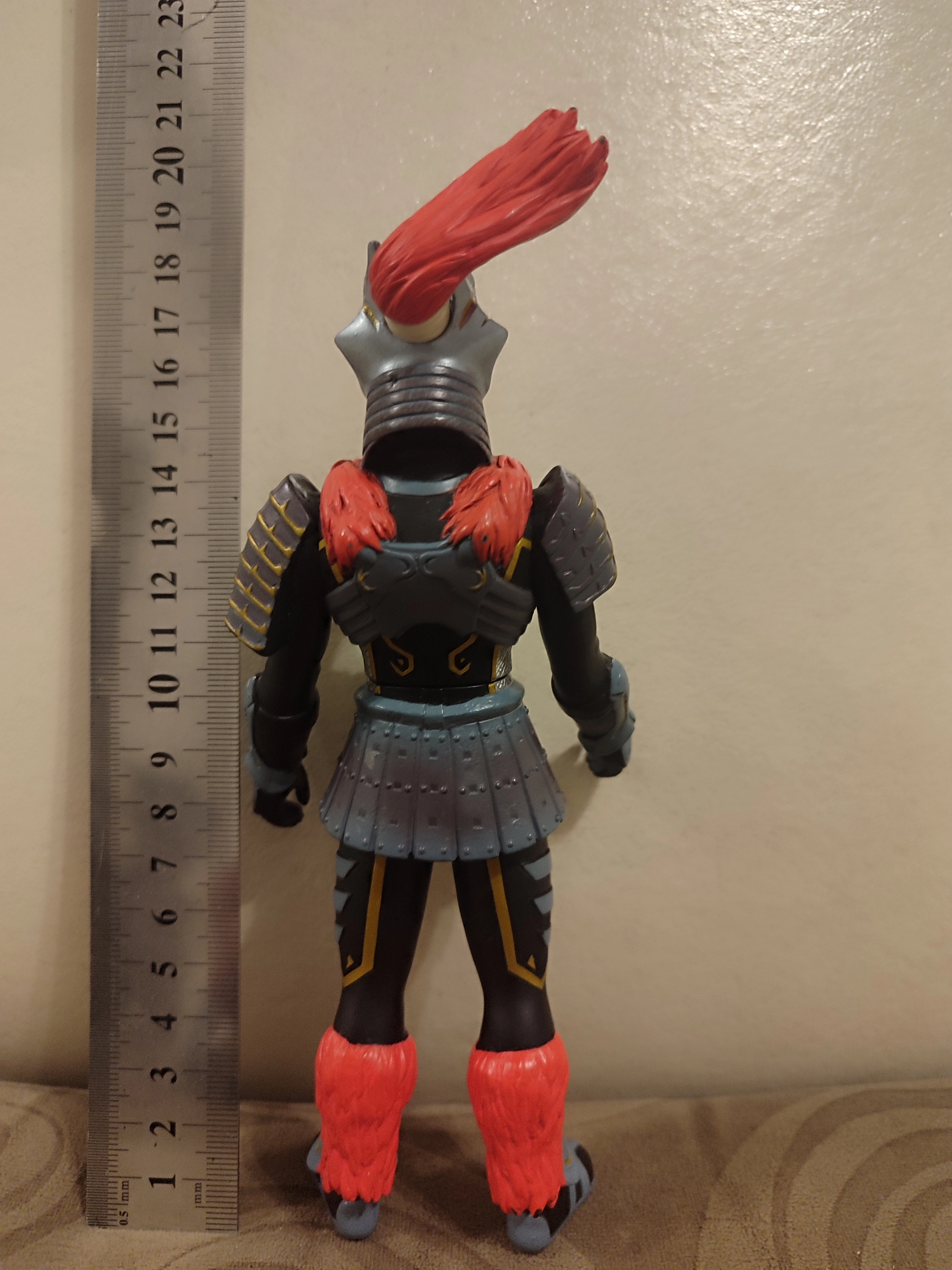 Space Swordsman Zamsher  Figure - 2006 Bandai Yapım Orjinal Japon Canavar Figürü - Boy : 19 cm